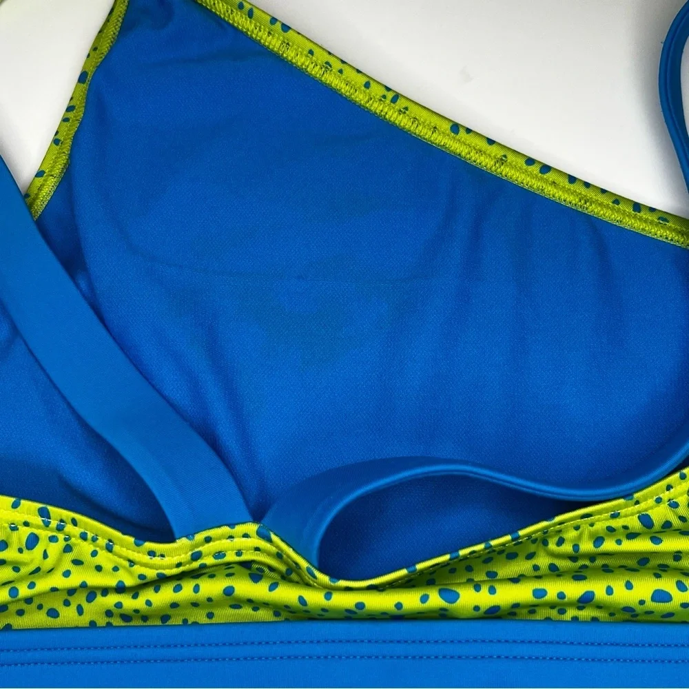 Nike Kids Blue & Green Water Dots Bikini Size XL - Picture 14 of 15